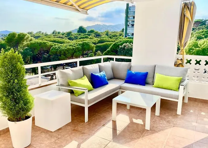公寓 Platja De Aro Penthouse With Big Terrace 普拉加德阿罗